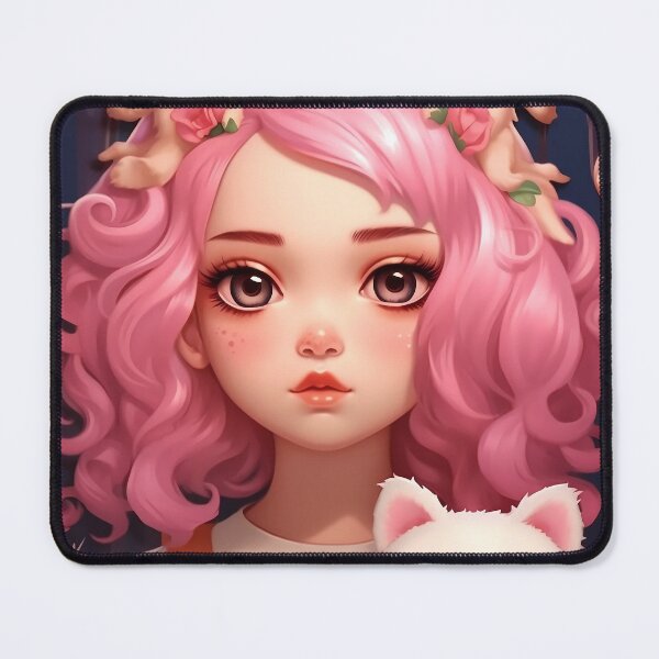 Artikelvorschau, Female Kawaii Chibi Character entworfen und verkauft von MTJ-Mushrooms.