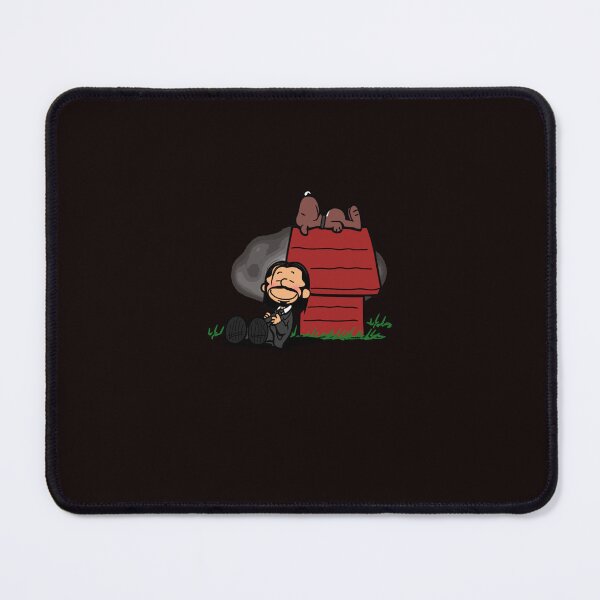 Item preview, John Wick Baba Yaga Keanu Reeves Dog Lover Cute Assassin Cartoon Parody designed and sold by CharlesBodd.