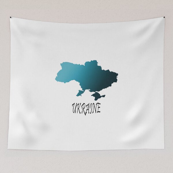 Item preview, Ukraine Country Silhouette designed and sold by CalRay.