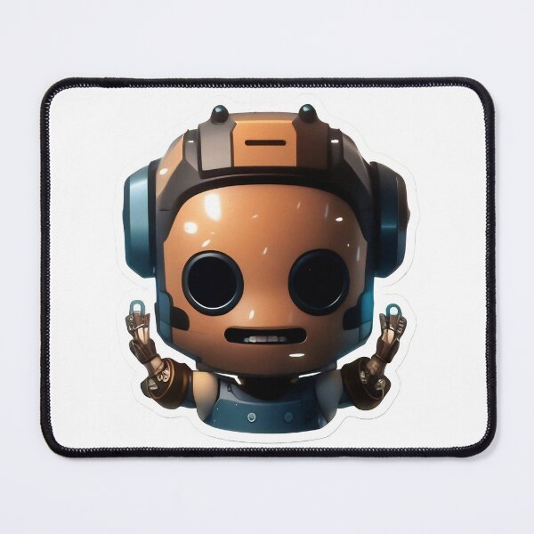Item preview, Cute Robot 3 - chibi robot design designed and sold by SheepAttack.