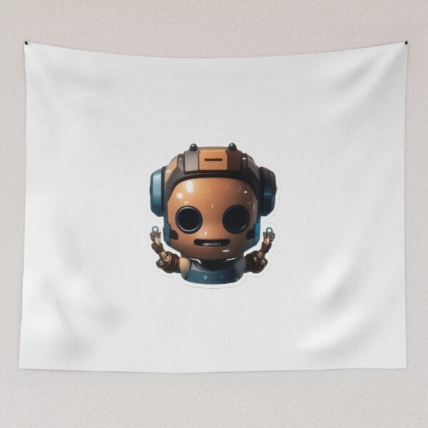 Item preview, Cute Robot 3 - chibi robot design designed and sold by SheepAttack.