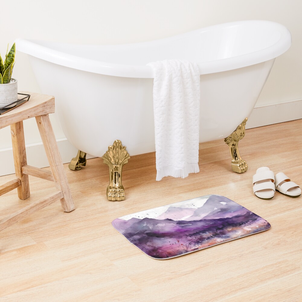 Vista previa del artículo con la obra «Alfombra de baño», diseñado y vendido por artbybodhi.