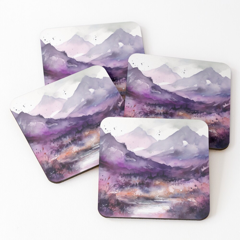 Vista previa del artículo con la obra «Posavasos (lote de 4)», diseñado y vendido por artbybodhi.
