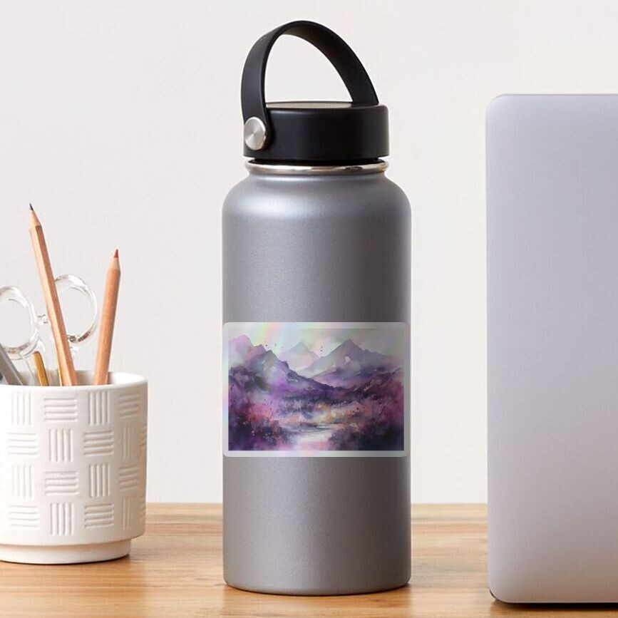 Vista previa del artículo con la obra «Pegatina holográfica», diseñado y vendido por artbybodhi.