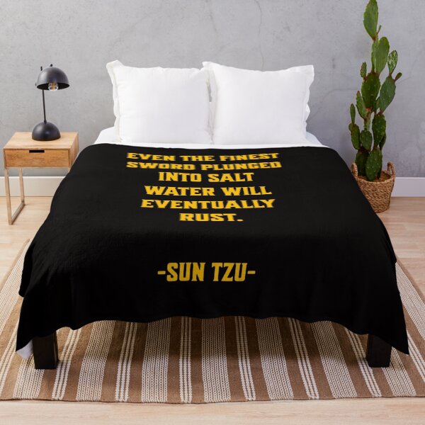 Item preview, Even the finest sword plunged into salt water will eventually rust. Sun Tzu designed and sold by CharlesBodd.