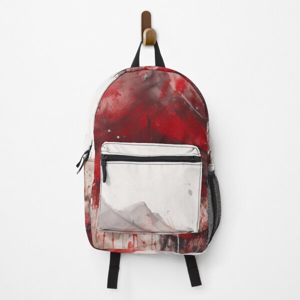 Item preview, Red Mountainscape Canvas Print designed and sold by artbybodhi.