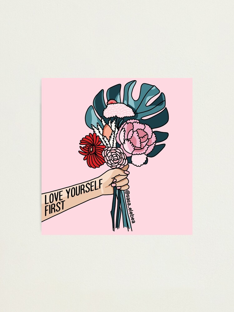 Thumbnail 2 of 3, Photographic Print, Love yourself first by Sasa elebea designed and sold by elebea.
