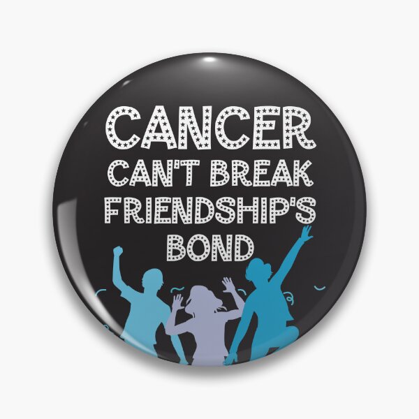 Item preview, Prostate cancer awareness light blue ribbon Cancer can't break friendship's bond designed and sold by shaderepublic.