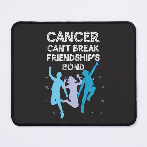Item preview, Prostate cancer awareness light blue ribbon Cancer can't break friendship's bond designed and sold by shaderepublic.