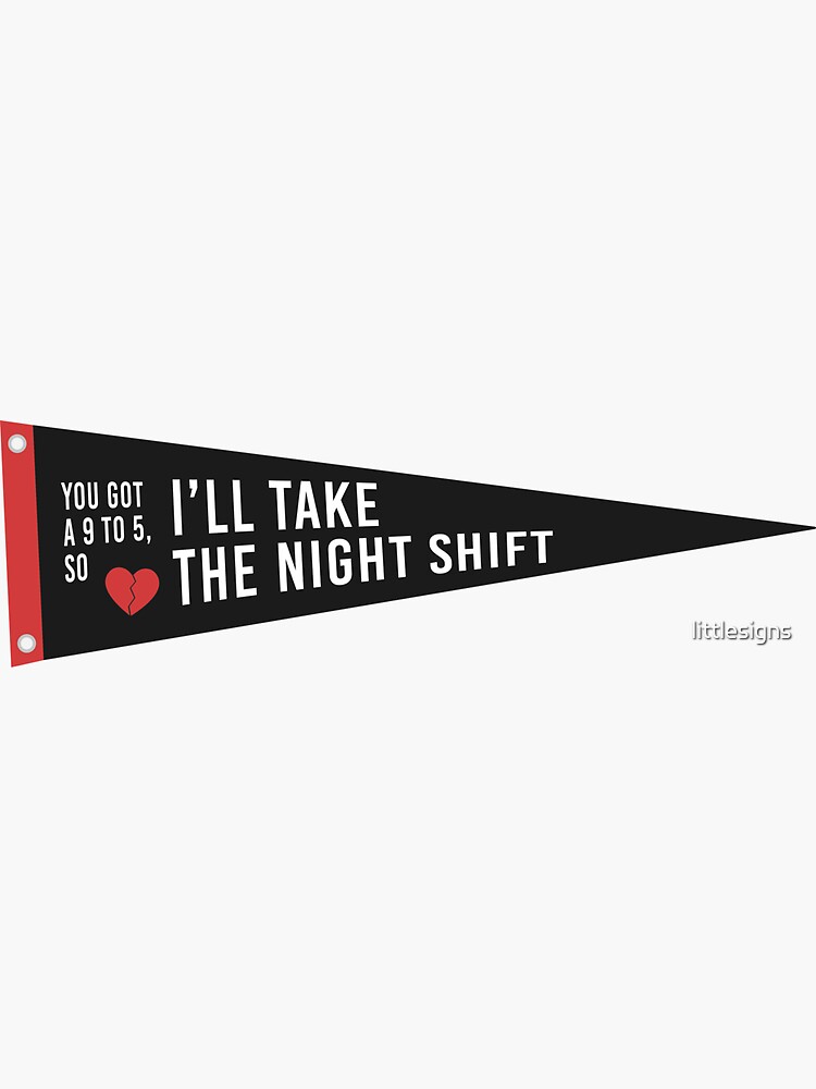 Lucy Dacus Night Shift Lyrics Banner Sticker for Sale by littlesigns