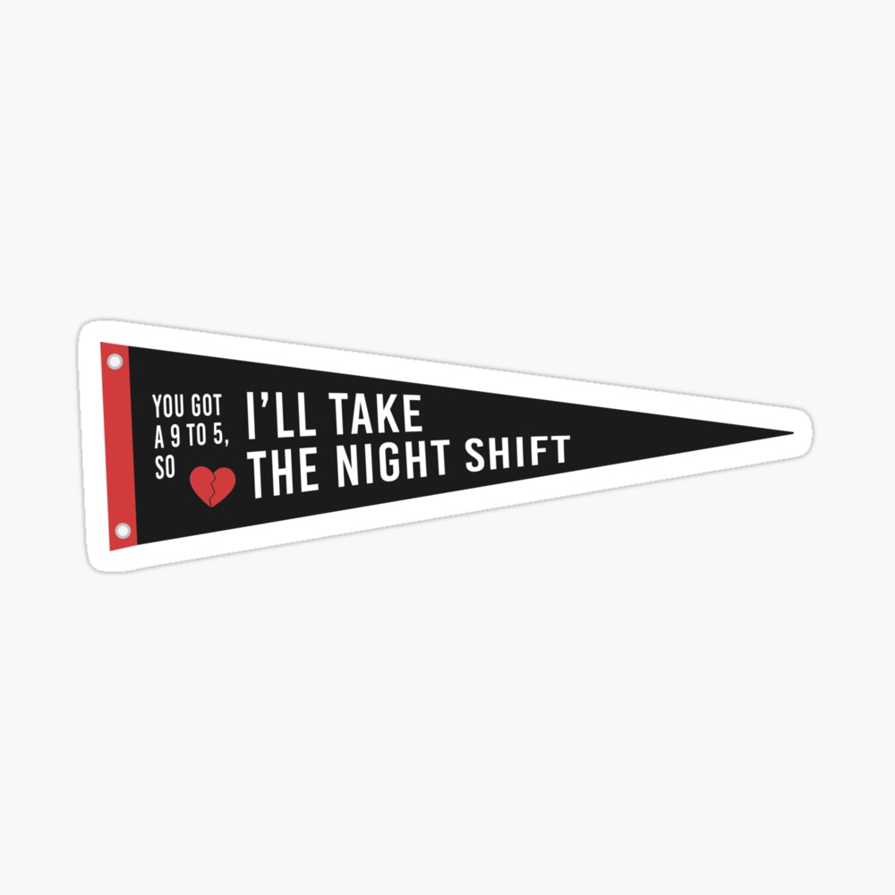 Lucy Dacus Night Shift Lyrics Banner Sticker for Sale by littlesigns