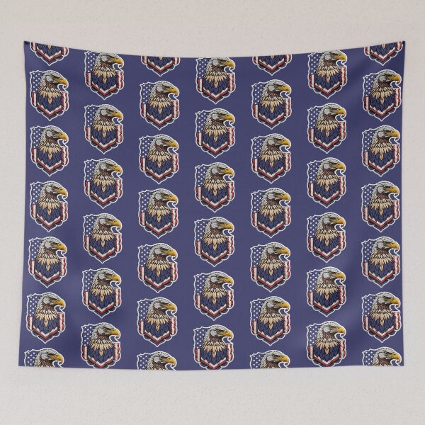 Item preview, American Eagle on the background of the US flag designed and sold by Outofdream1.