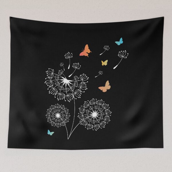 Item preview, Dandelion Butterfly Flowers Children designed and sold by MooonTees.