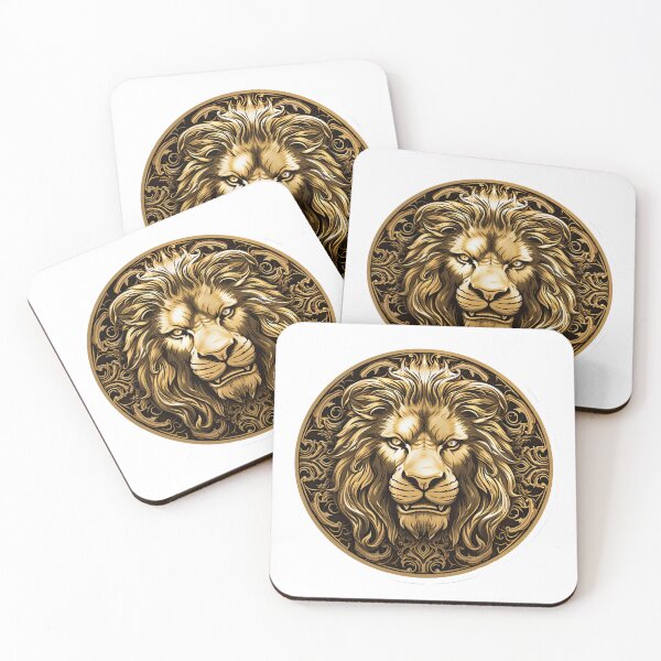 Item preview, Round lion head shape designed and sold by abmkf.