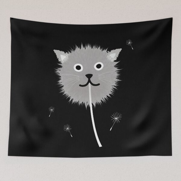 Item preview, Dandelion Cat Kitten Flowers Children designed and sold by MooonTees.