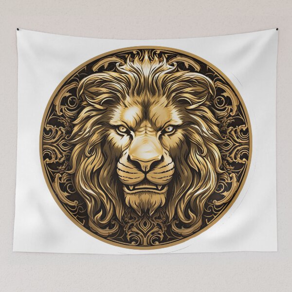 Item preview, Round lion head shape designed and sold by abmkf.