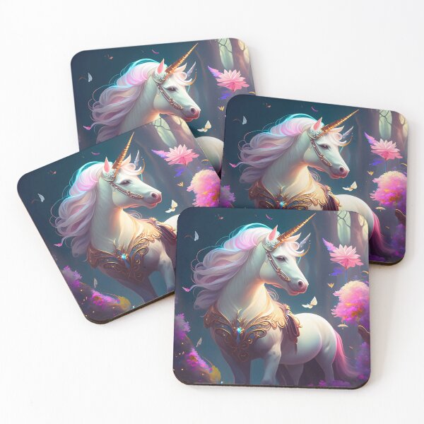Item preview, The magical unicorn in the fairytale forest designed and sold by byaz3.