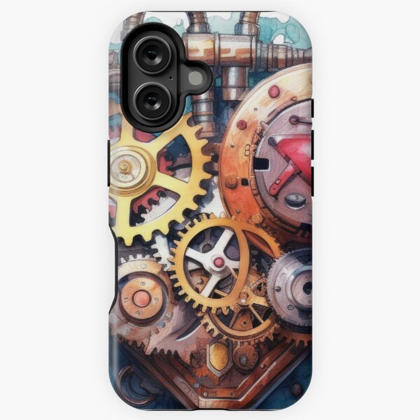 Vista previa del artículo con la obra «corazón steampunk», diseñado y vendido por Maketutika.