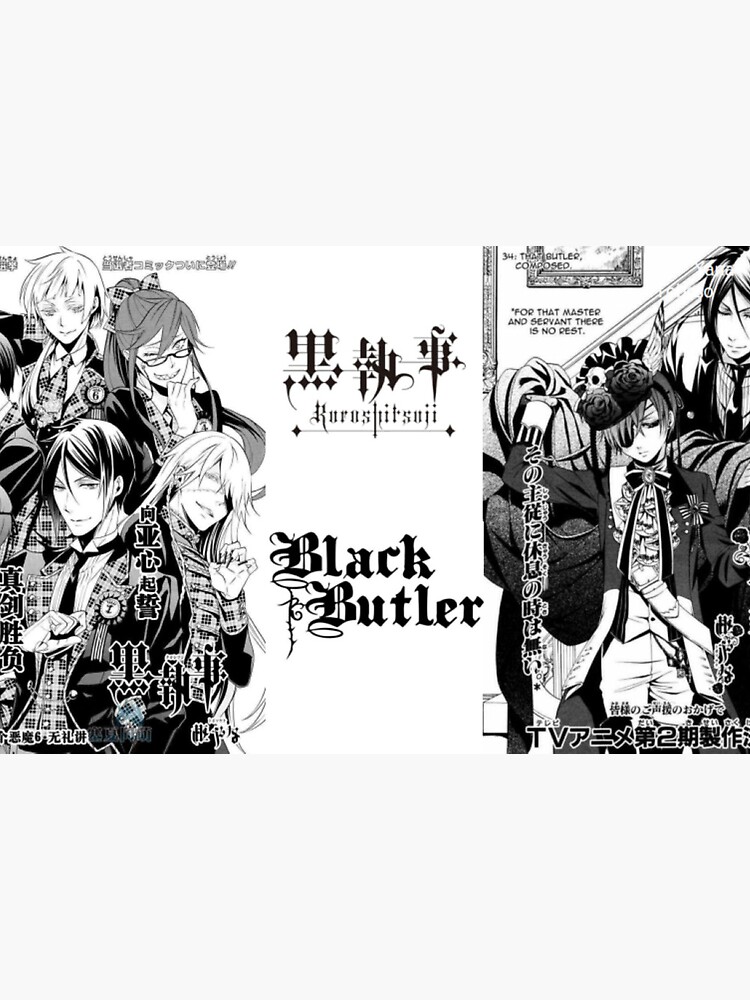 Black Butler Kuroshitsuji Black Record TV Anime Art Illustration Collection  Book