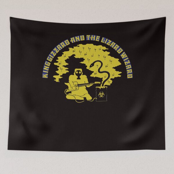 Item preview, King Gizzard And the Lizard Wizard Flying Microtonal Banana designed and sold by AdaliMelen.