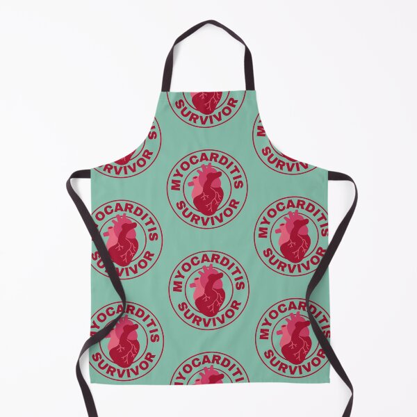 Item preview, Myocarditis survivor symbol red heart for myocarditis awareness cardiomyopathy designed and sold by Lady-Frost.