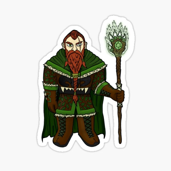 Ironclaw the Druid Sticker