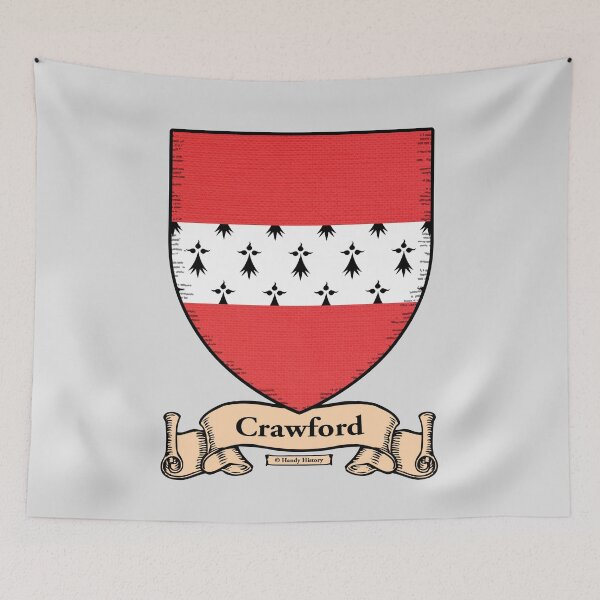 Item preview, CRAWFORD - Coat of Arms - Family Crest - (Scottish) designed and sold by HandyHistory.