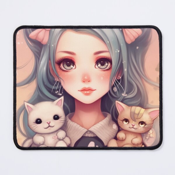 Artikelvorschau, Female Kawaii Chibi Character entworfen und verkauft von MTJ-Mushrooms.