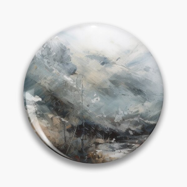 Artikelvorschau, White Mountainscape Canvas Print entworfen und verkauft von artbybodhi.