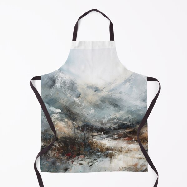 Item preview, White Mountainscape Canvas Print designed and sold by artbybodhi.