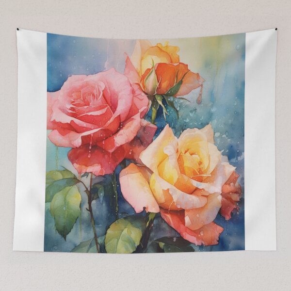 Item preview, Vibrant Roses: A Burst of Colorful Beauty designed and sold by printmeartfully.