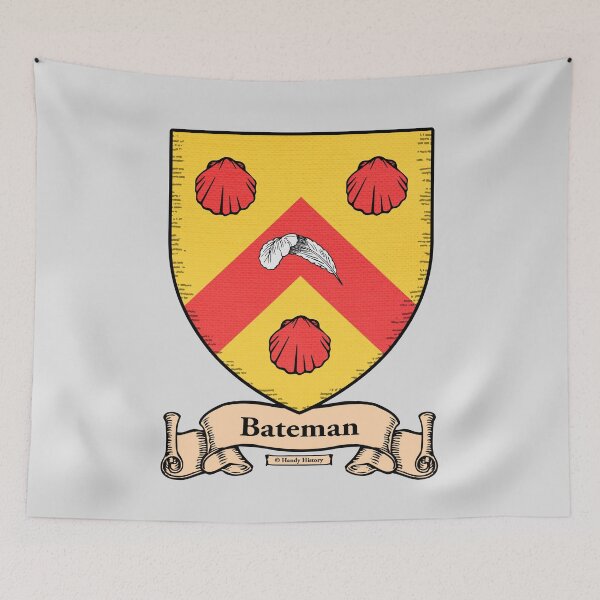 Item preview, BATEMAN - Coat of Arms - Family Crest  designed and sold by HandyHistory.