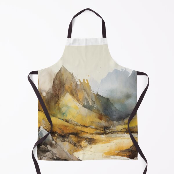 Item preview, Yellow Mountainscape Canvas Print designed and sold by artbybodhi.