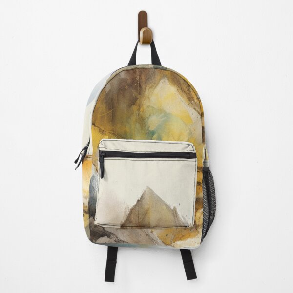 Item preview, Yellow Mountainscape Canvas Print designed and sold by artbybodhi.