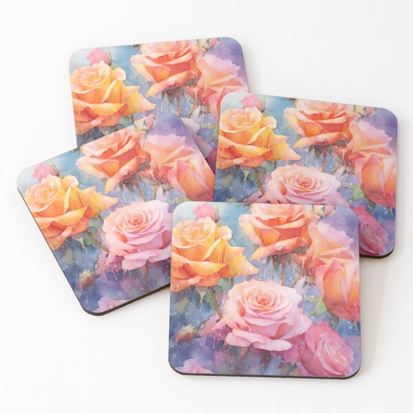 Item preview, Vibrant Roses: A Burst of Colorful Beauty designed and sold by printmeartfully.