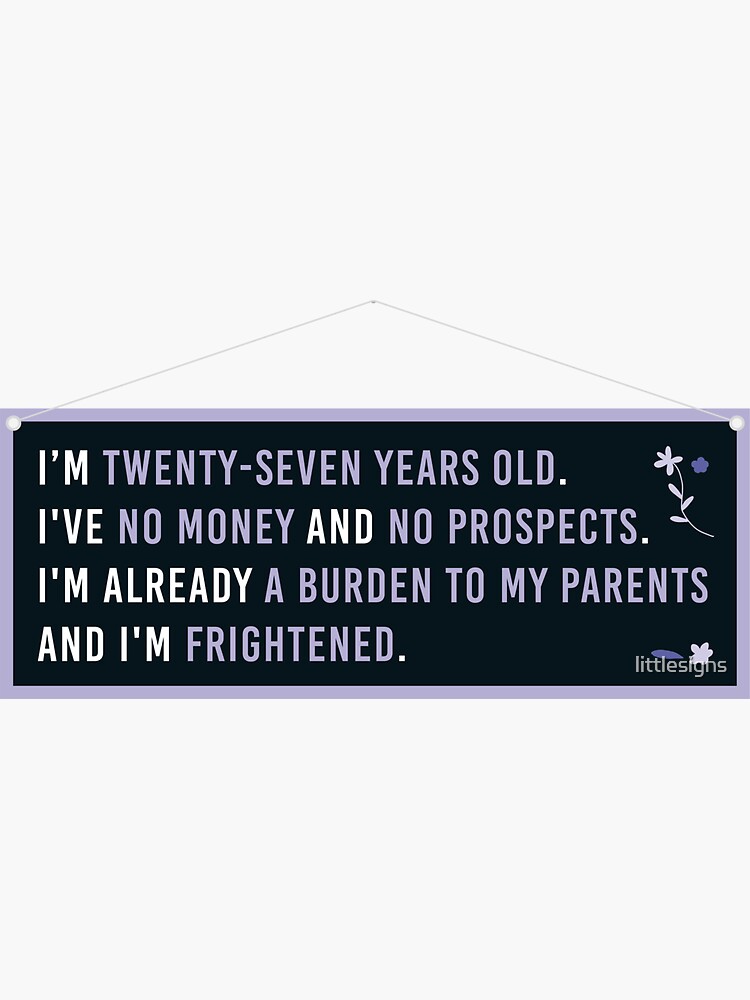 Lucy Dacus Night Shift Lyrics Banner Sticker for Sale by littlesigns