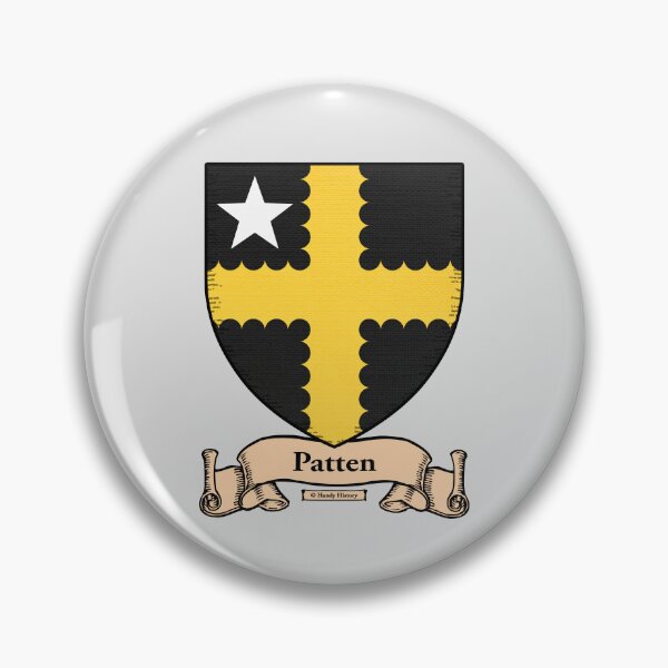 Item preview, PATTEN - Coat of Arms - Family Crest designed and sold by HandyHistory.
