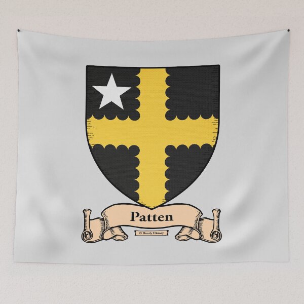 Item preview, PATTEN - Coat of Arms - Family Crest designed and sold by HandyHistory.