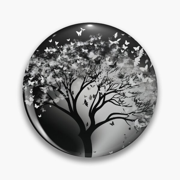 Item preview, Butterfly Tree Artwork designed and sold by StickeryPickery.