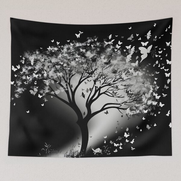 Item preview, Butterfly Tree Artwork designed and sold by StickeryPickery.