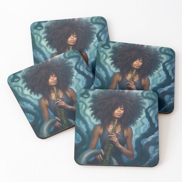 Item preview, Saxophone Poster girl designed and sold by Akanga1.