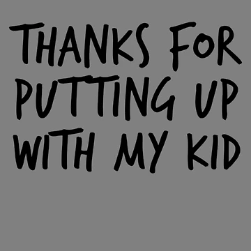 Aperçu de l'œuvre Thanks For Putting Up With My Kid School Parent Gear de DynamicDesign