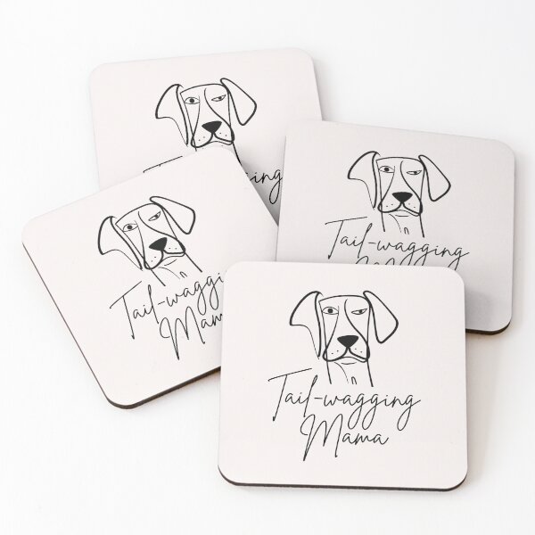 Item preview, Tail-wagging Mama  designed and sold by PrintsPatterns-.