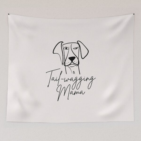 Item preview, Tail-wagging Mama  designed and sold by PrintsPatterns-.