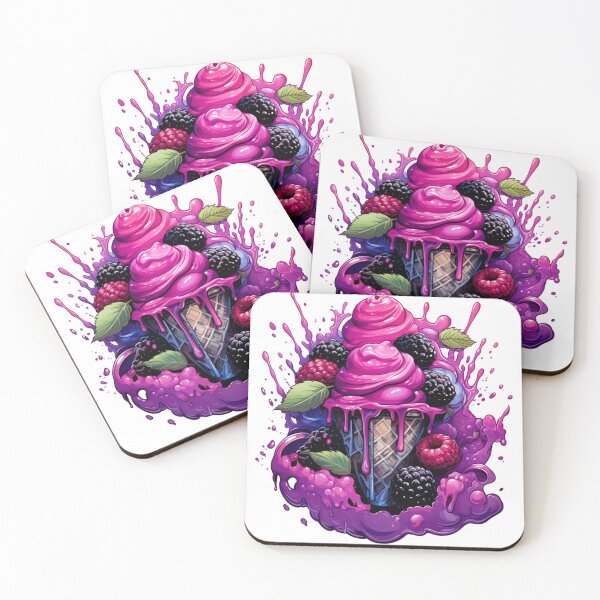 Item preview, Blackberry Ice Cream Sorbet Delicious Summer  designed and sold by Nightarcade.