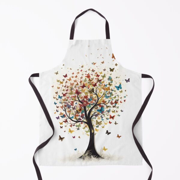 Item preview, Beautiful Multi-coloured Tree Transitioning to Butterflies. designed and sold by StickeryPickery.