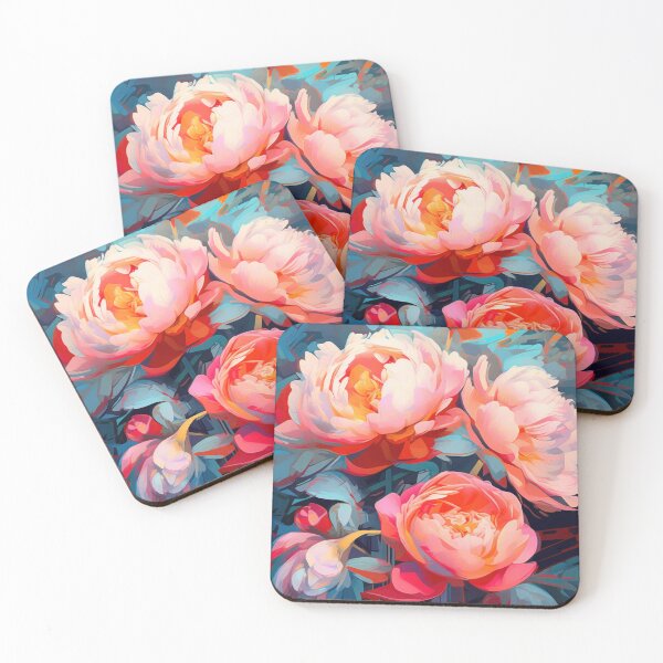 Item preview, Contemporary Peonies: A Modern Interpretation of Floral Beauty designed and sold by printmeartfully.