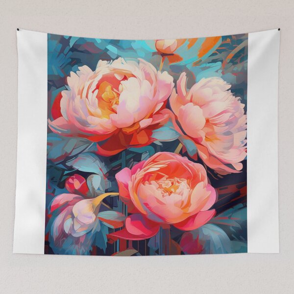 Item preview, Contemporary Peonies: A Modern Interpretation of Floral Beauty designed and sold by printmeartfully.