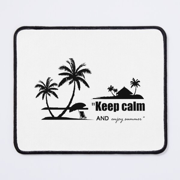 Item preview, "Keep calm and enjoy summer." (Keep calm and enjoy the summer.) designed and sold by Kimdavinci.