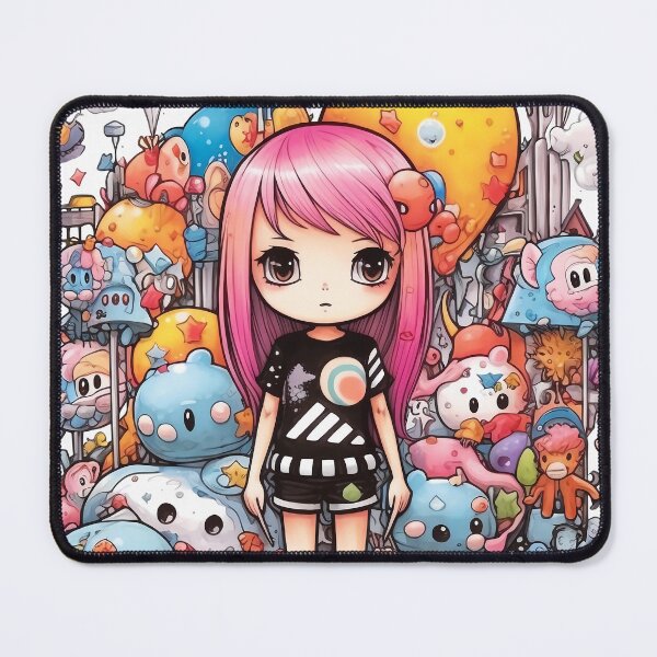 Artikelvorschau, Female Kawaii Chibi Character entworfen und verkauft von MTJ-Mushrooms.